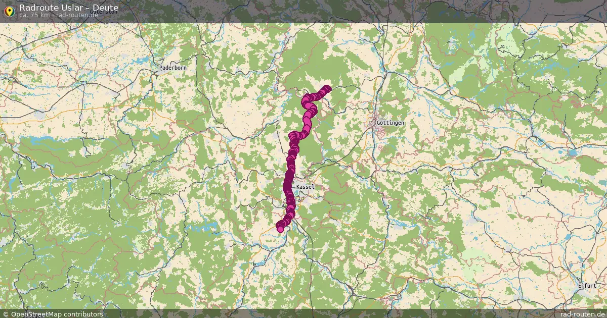 Radtour Uslar – Deute