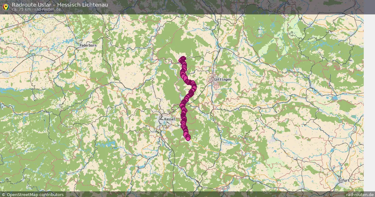 Radtour Uslar – Hessisch Lichtenau