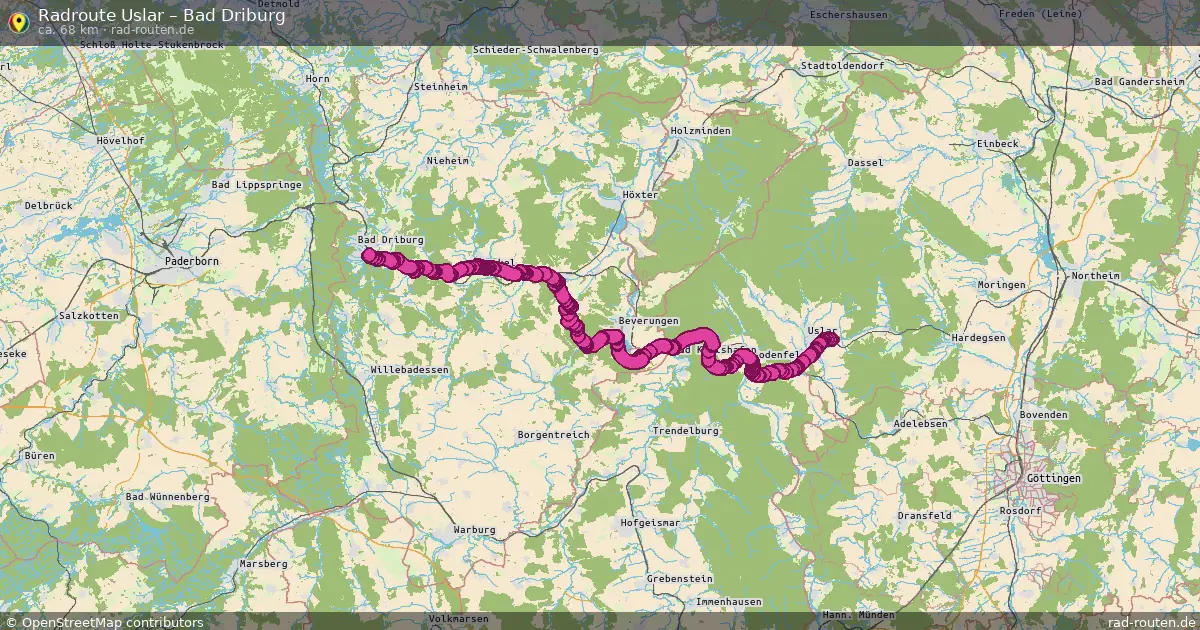 Radtour Uslar – Bad Driburg