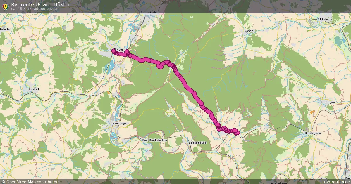 Radtour Uslar – Höxter