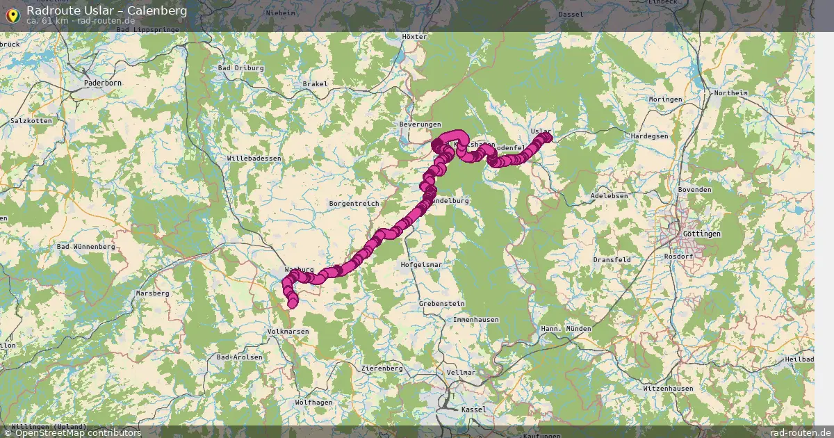 Radtour Uslar – Calenberg