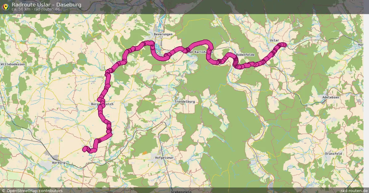 Radtour Uslar – Daseburg