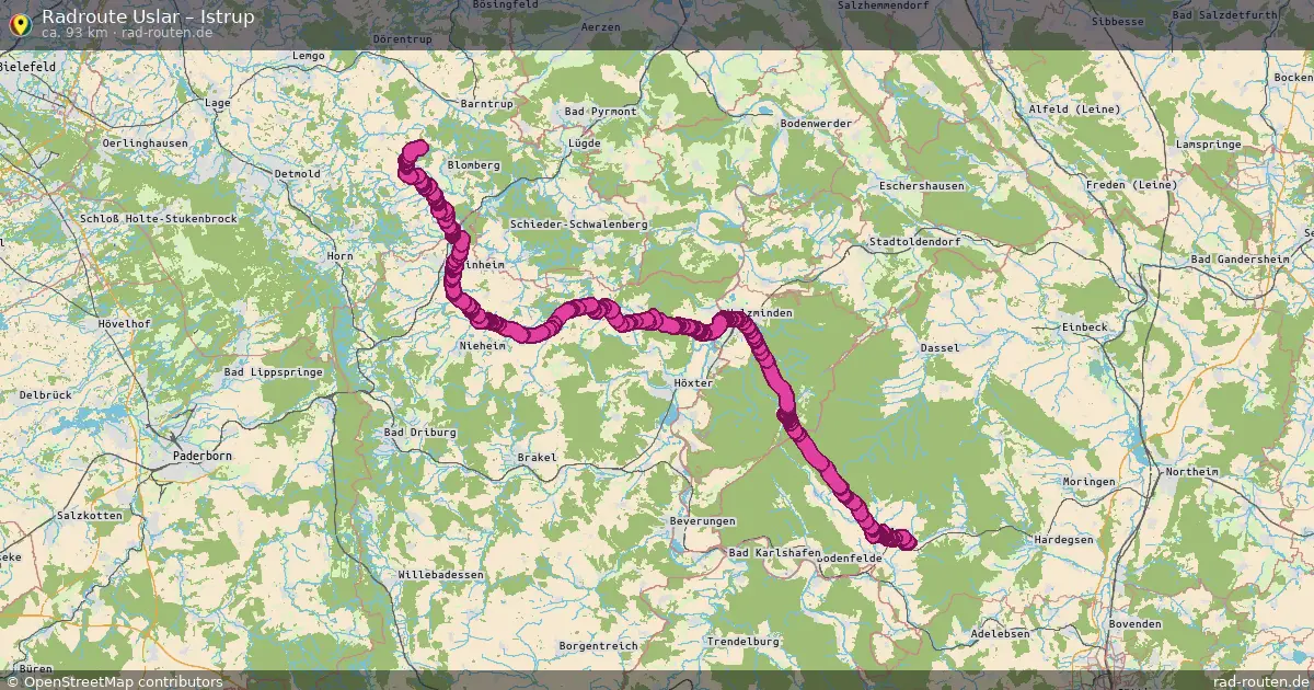 Radtour Uslar – Istrup