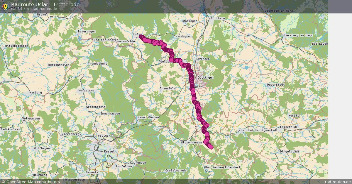 Radtour Uslar – Fretterode