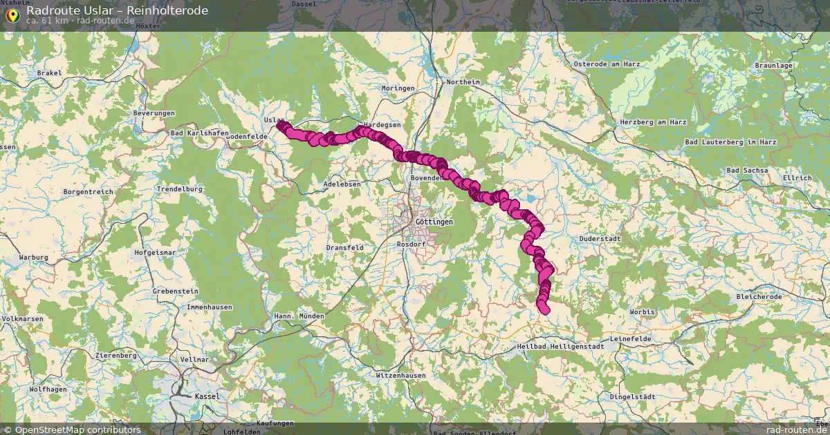 Radtour Uslar – Reinholterode