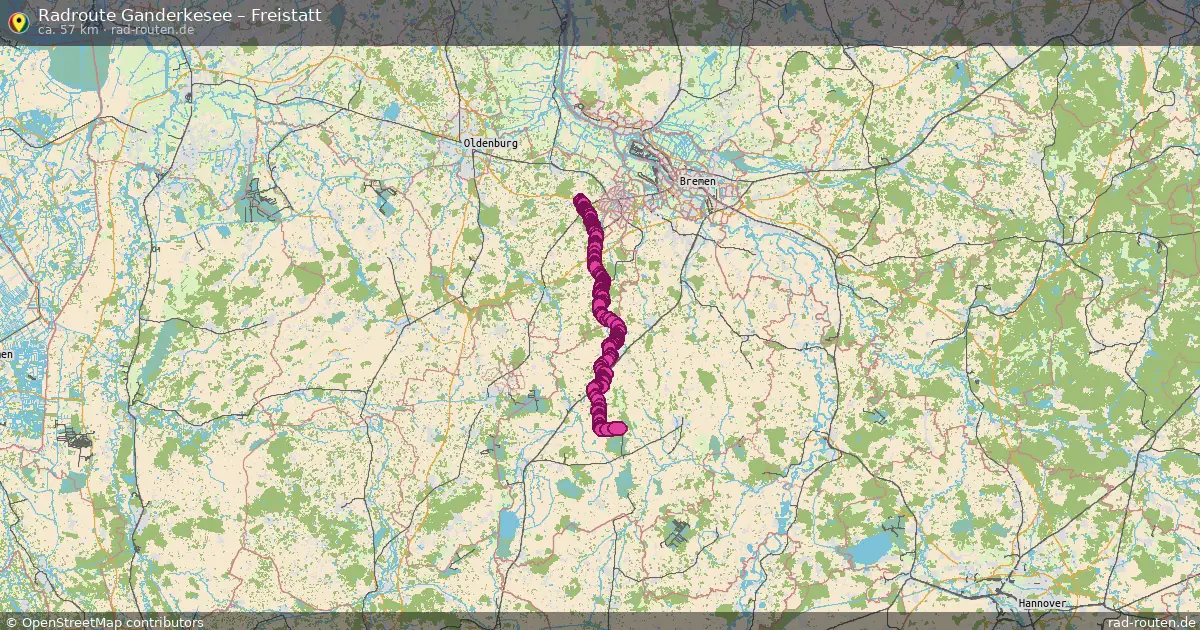 Radtour Ganderkesee – Freistatt