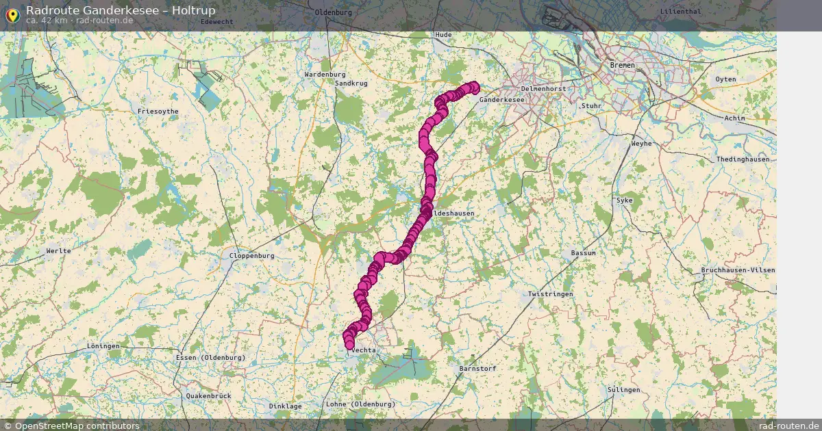 Radtour Ganderkesee – Holtrup