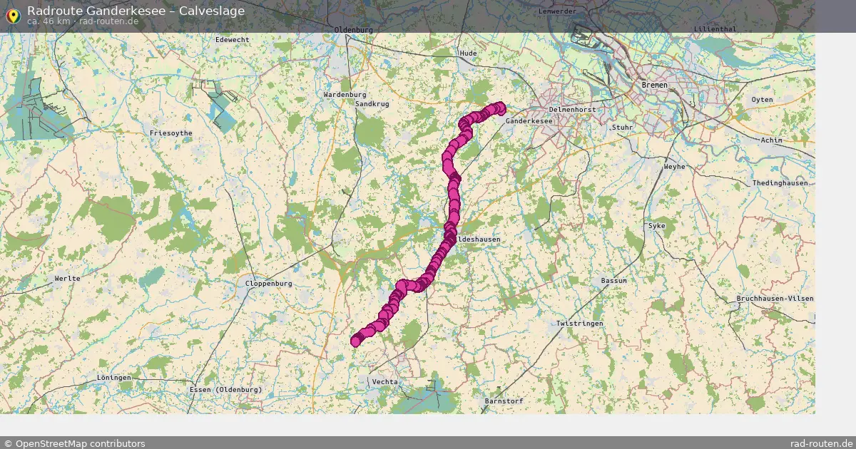 Radtour Ganderkesee – Calveslage