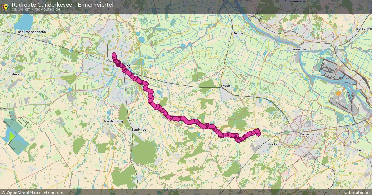 Radtour Ganderkesee – Ehnernviertel