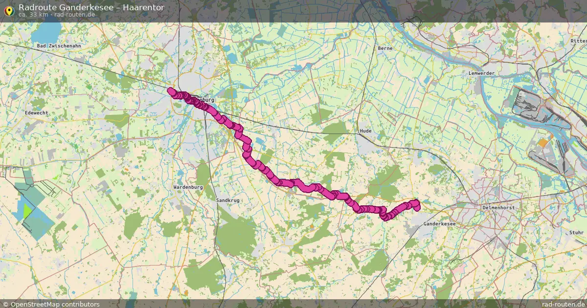 Radtour Ganderkesee – Haarentor