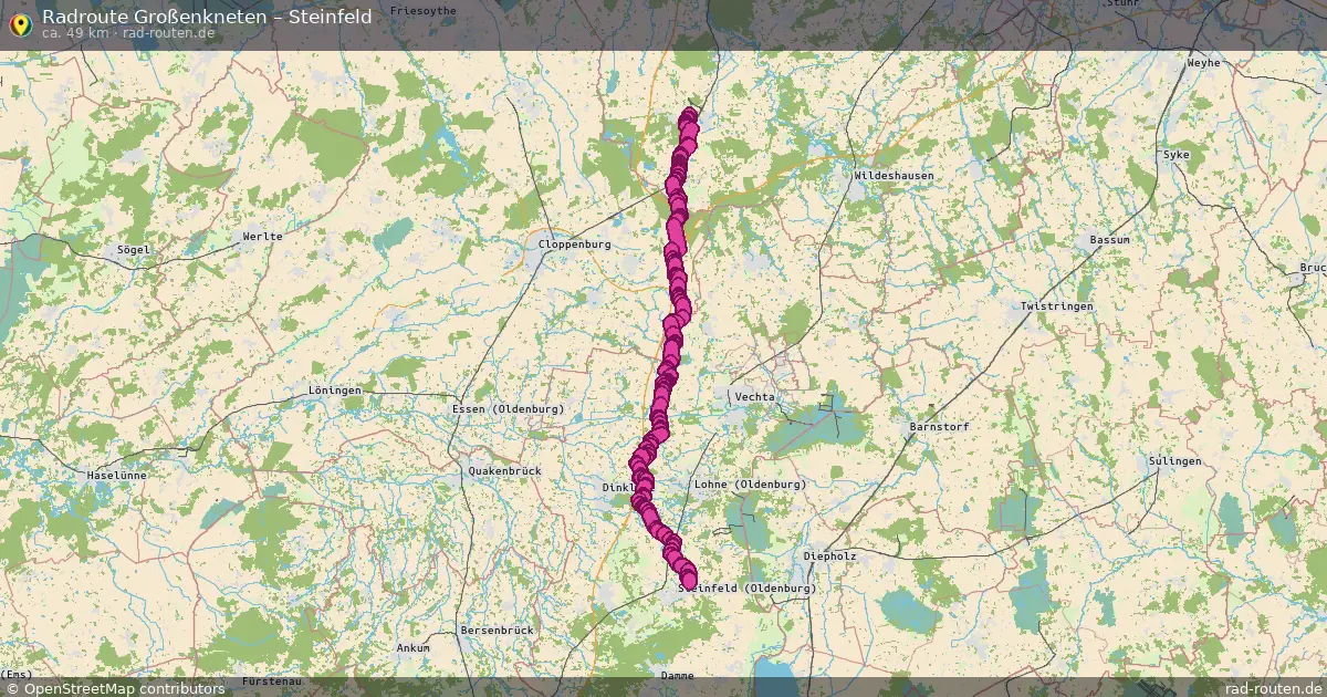 Radtour Großenkneten – Steinfeld