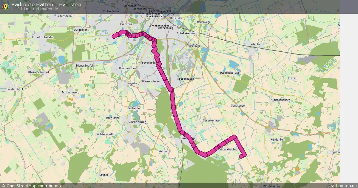 Radtour Hatten – Eversten