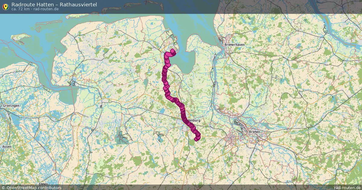 Radtour Hatten – Rathausviertel