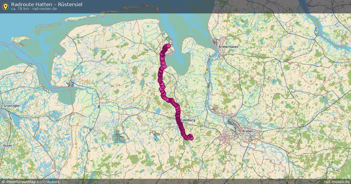 Radtour Hatten – Rüstersiel