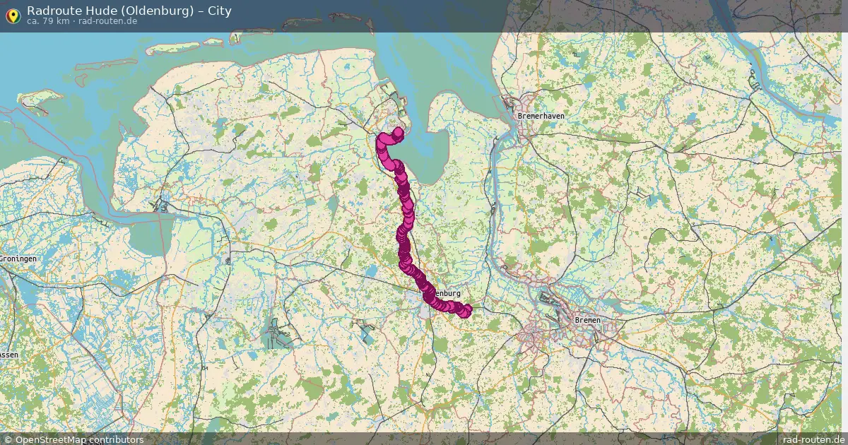 Radtour Hude (Oldenburg) – City