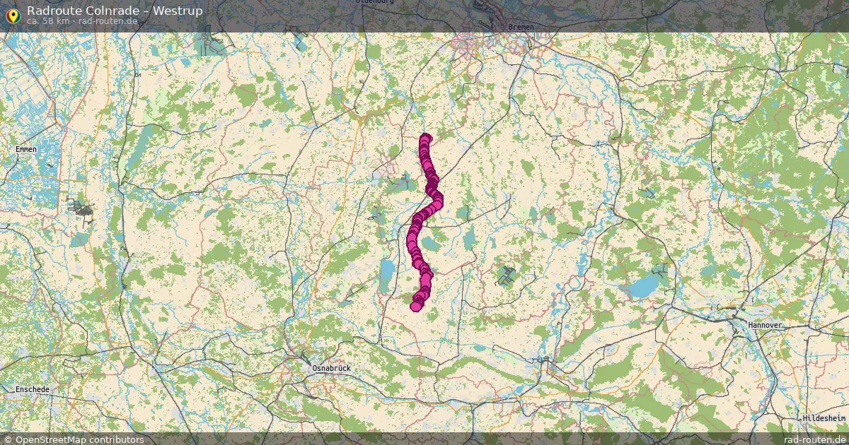 Radtour Colnrade – Westrup