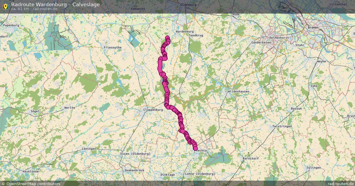 Radtour Wardenburg – Strohe