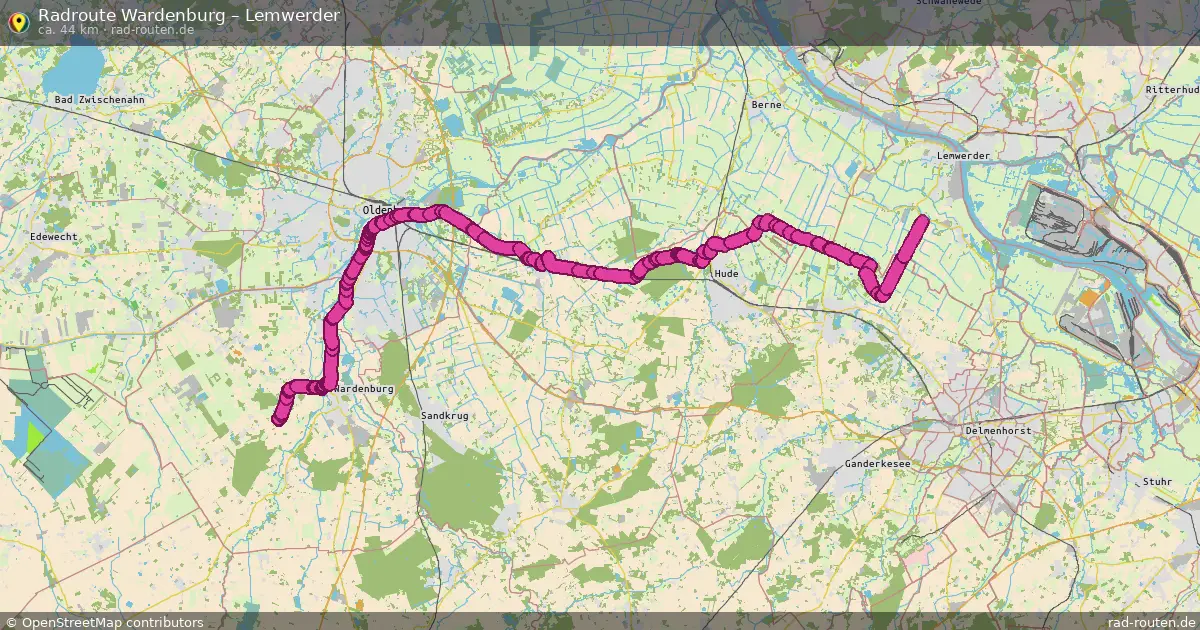 Radtour Wardenburg – Lemwerder