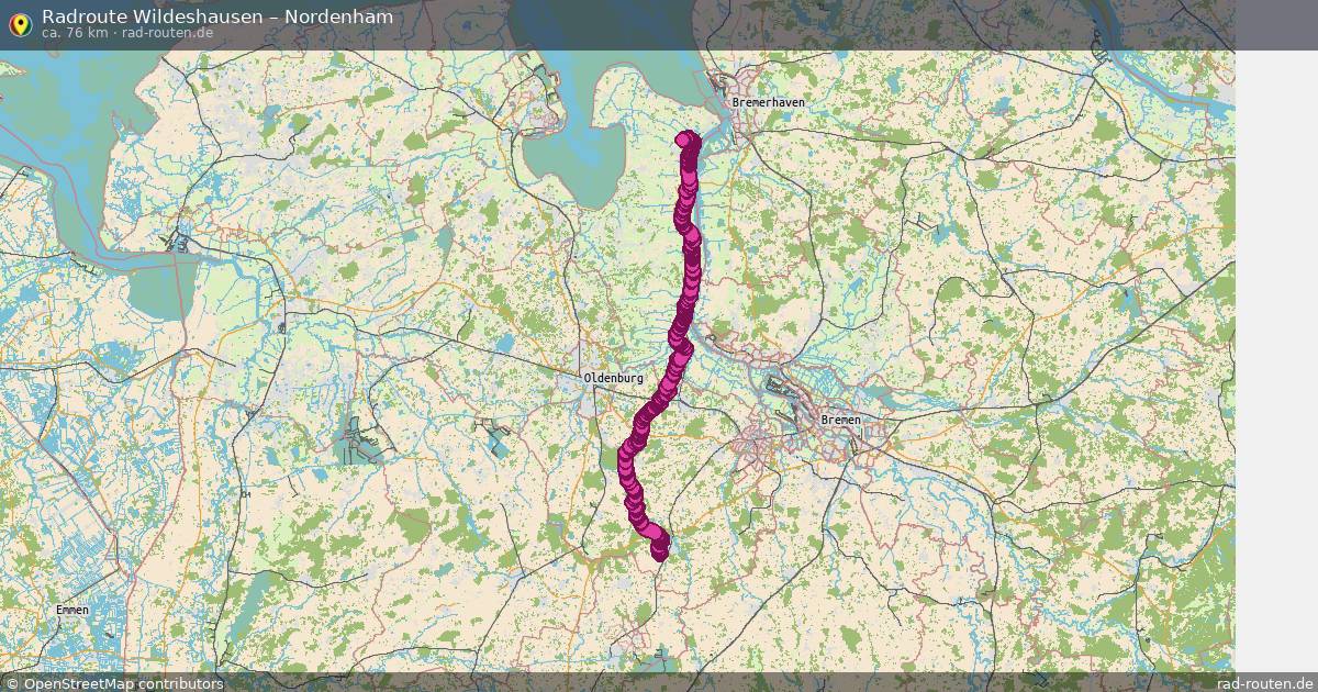 Radtour Wildeshausen – Nordenham