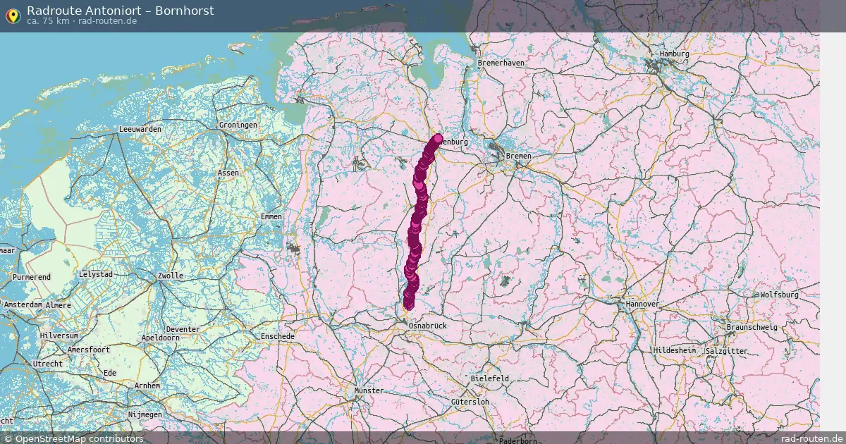 Radtour Antoniort – Bornhorst