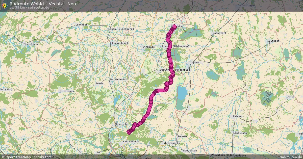 Radtour Wohld – Vechta - Nord