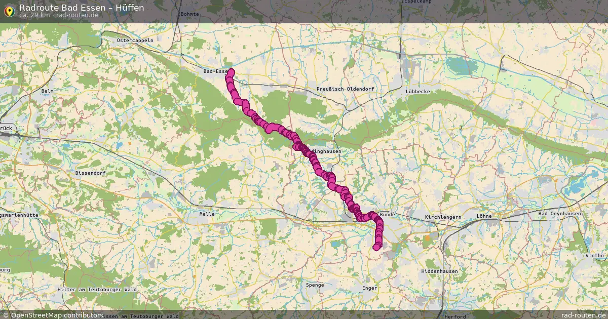 Radtour Bad Essen – Hüffen