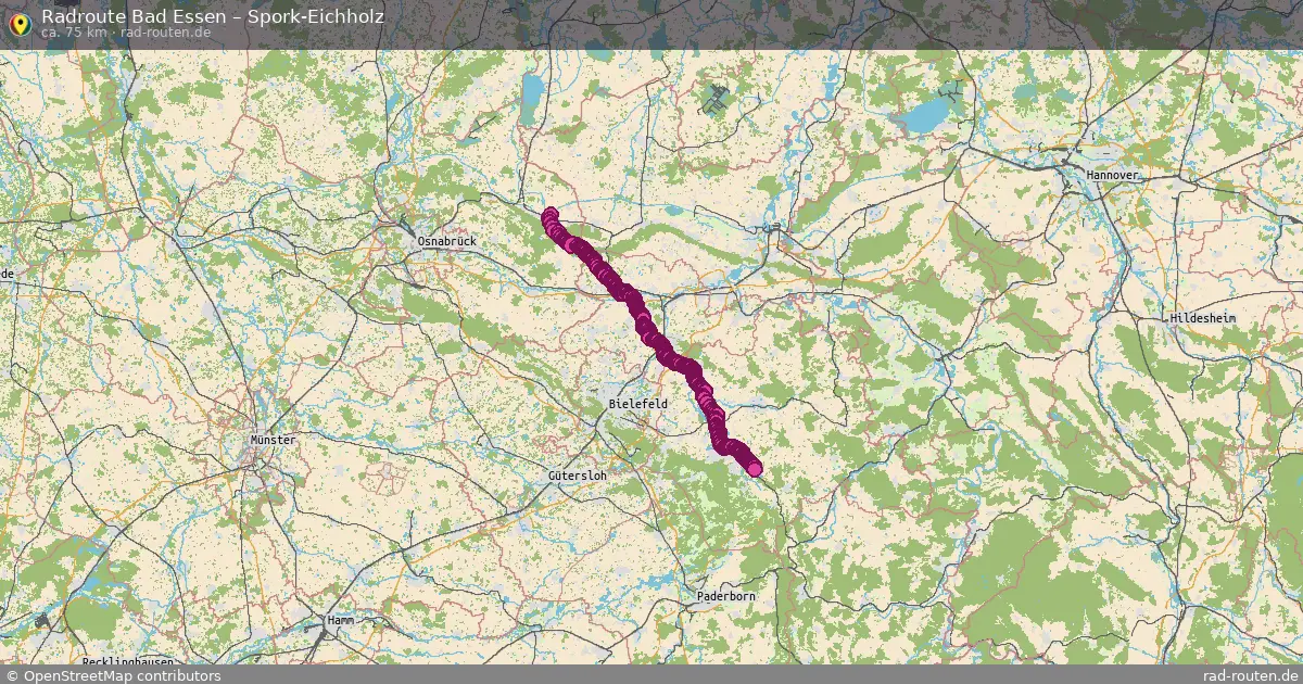 Fahrradroute Bad Essen – Spork-Eichholz
