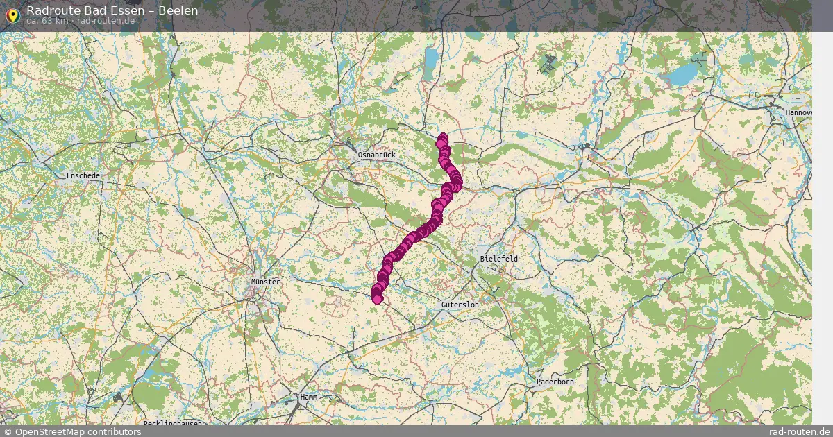 Fahrradroute Bad Essen – Beelen