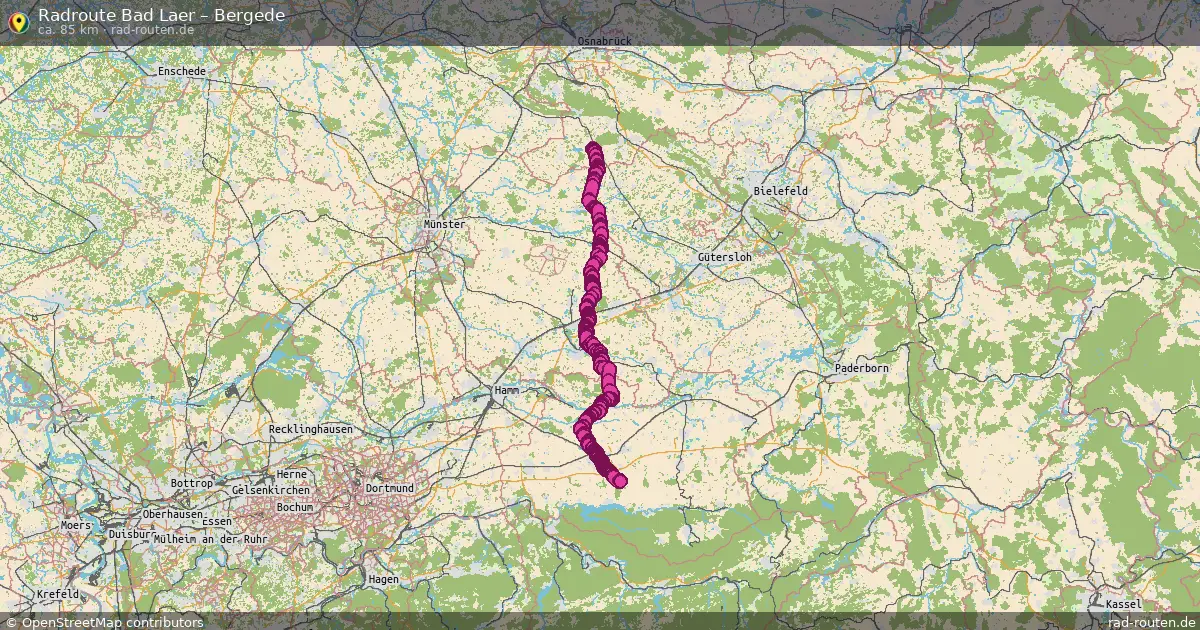 Radtour Bad Laer – Bergede