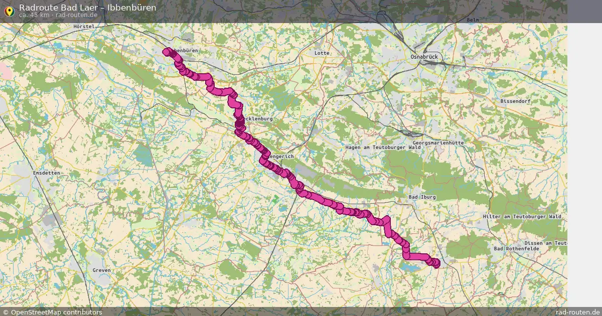 Radtour Bad Laer – Ibbenbüren