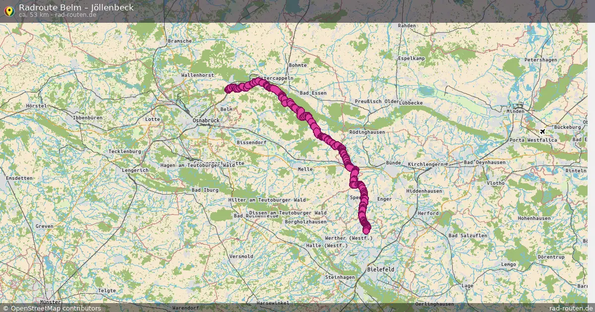 Radtour Belm – Jöllenbeck