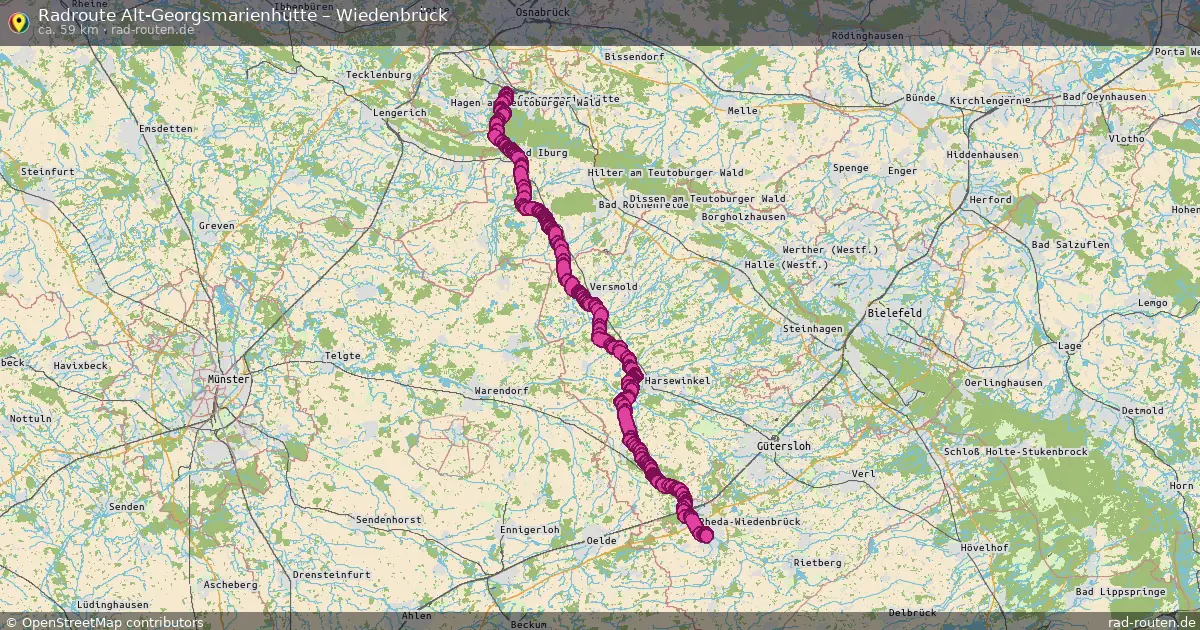 Radtour Alt-Georgsmarienhütte – Wiedenbrück