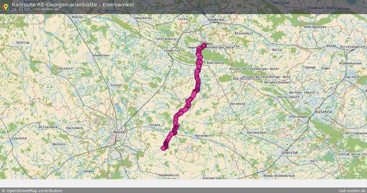 Radtour Alt-Georgsmarienhütte – Everswinkel