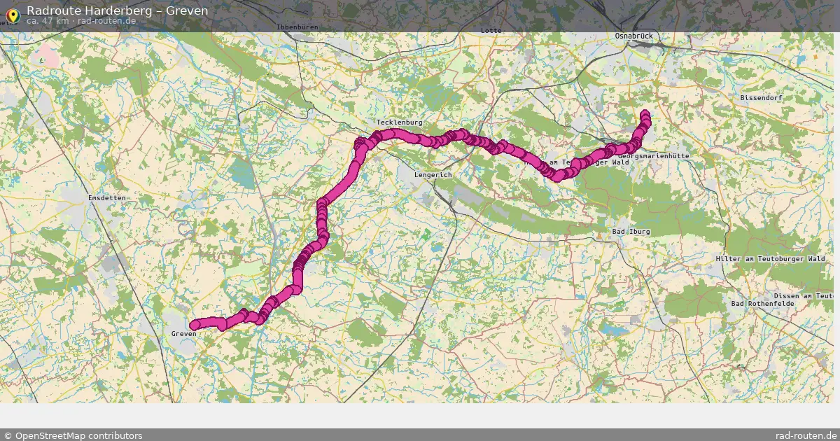 Radtour Harderberg – Greven