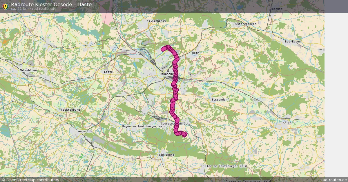 Radtour Kloster Oesede – Haste