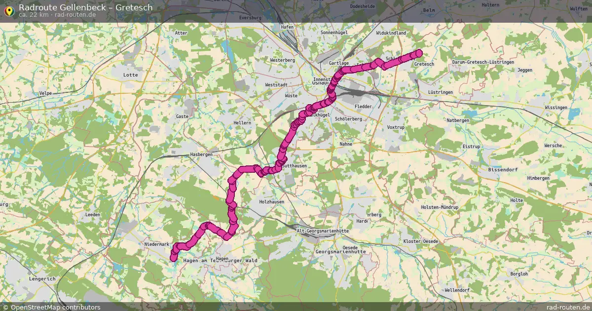 Radtour Gellenbeck – Gretesch