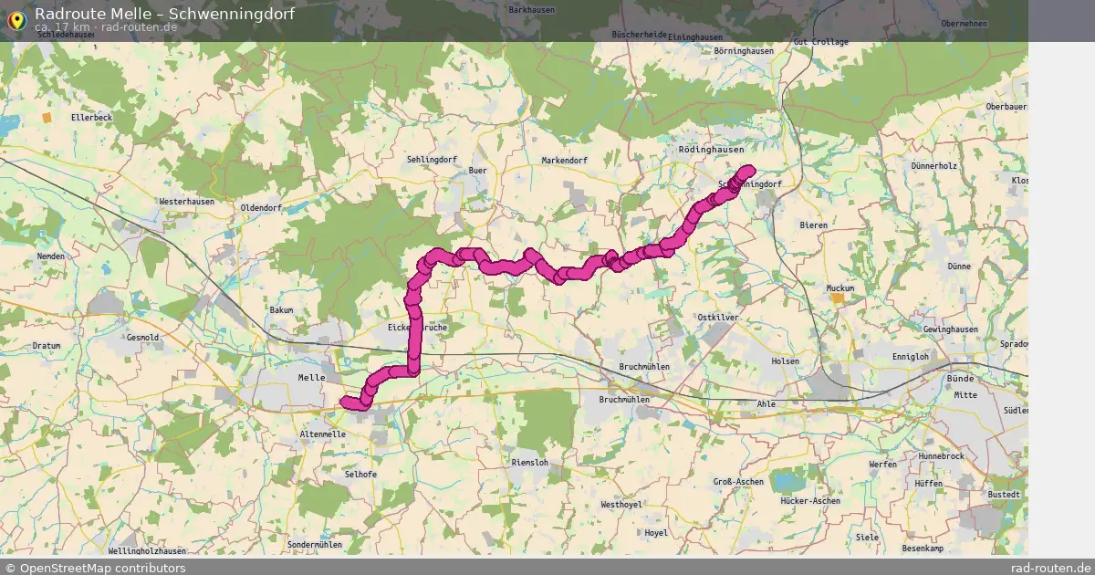 Radtour Melle – Schwenningdorf