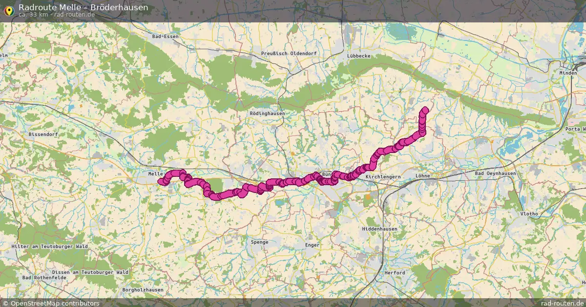 Radtour Melle – Bröderhausen