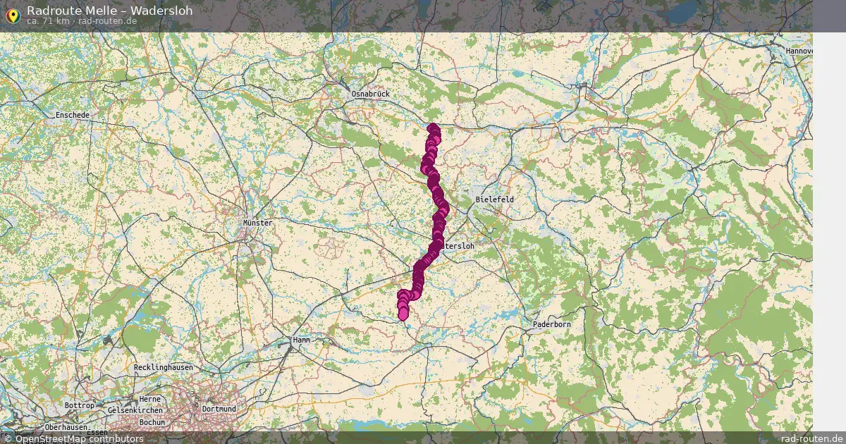 Radtour Melle – Wadersloh