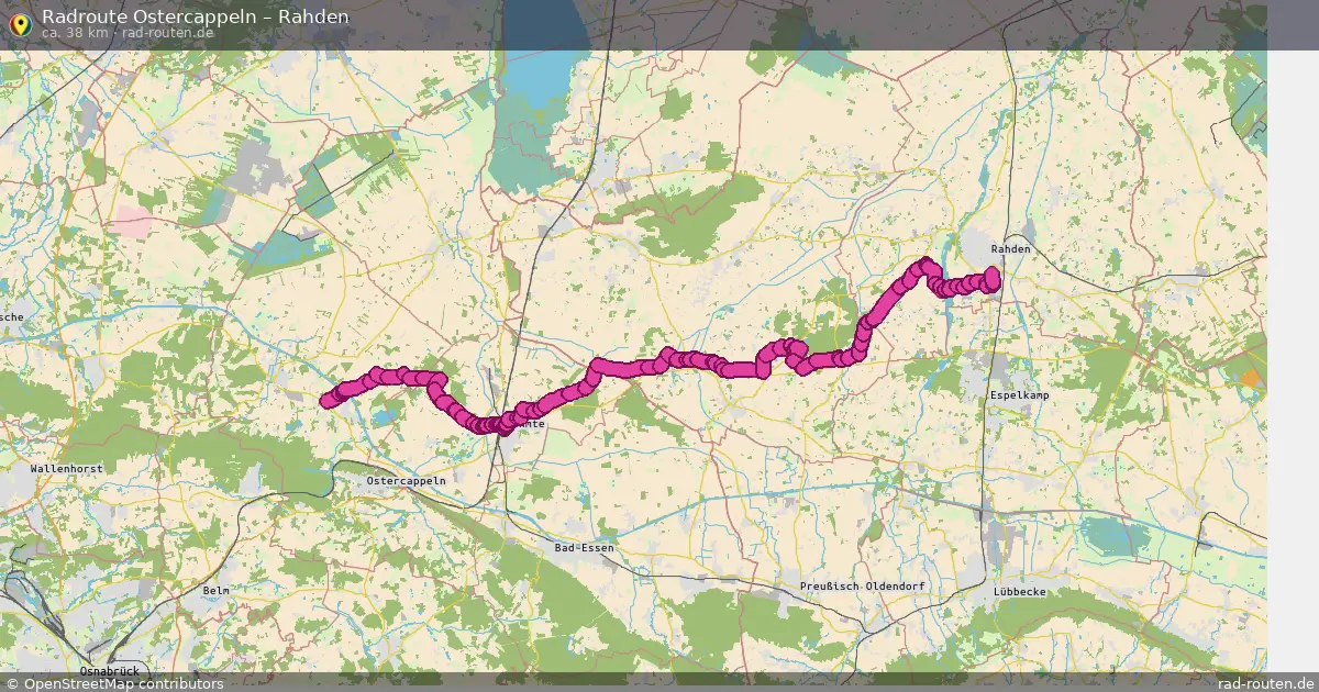 Radtour Ostercappeln – Rahden