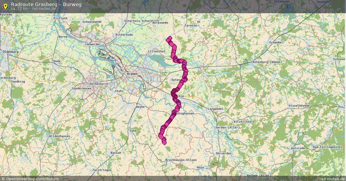 Radtour Grasberg – Burweg