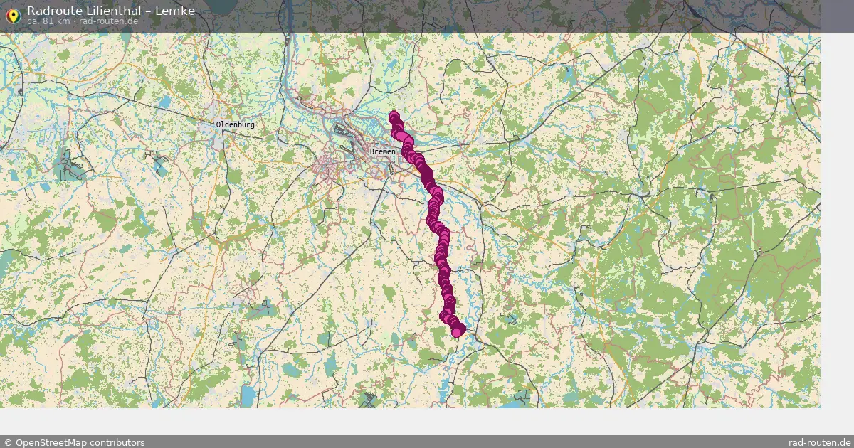 Radtour Lilienthal – Lemke