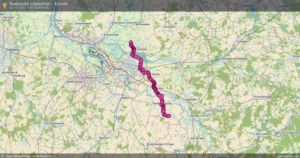 Radtour Lilienthal – Einste