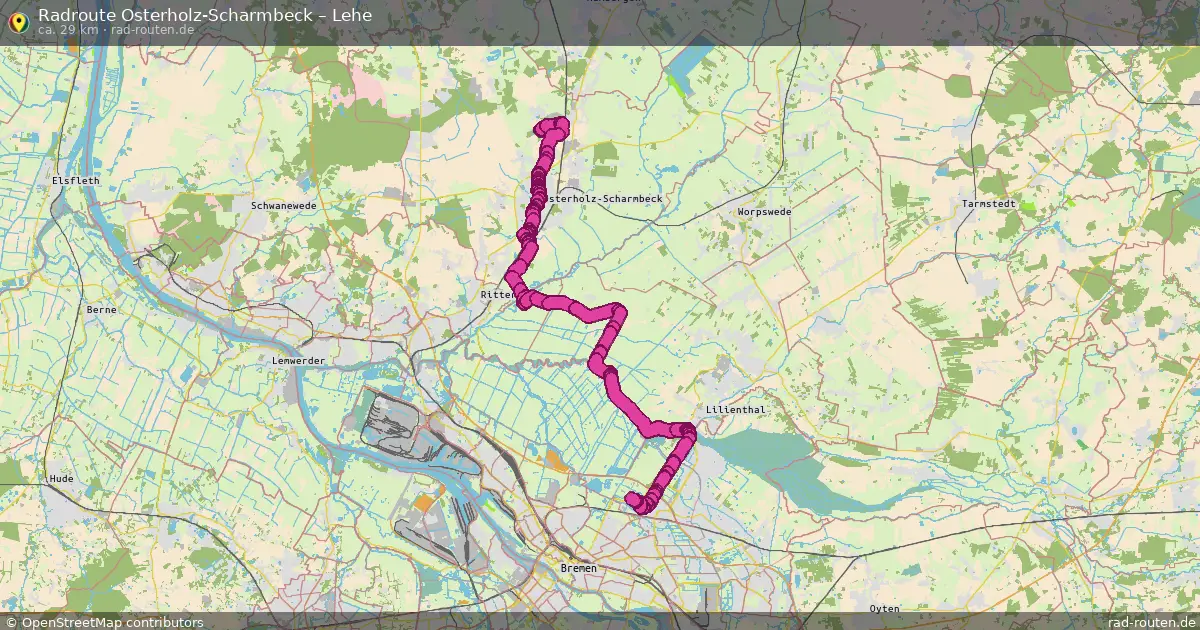Radtour Osterholz-Scharmbeck – Lehe