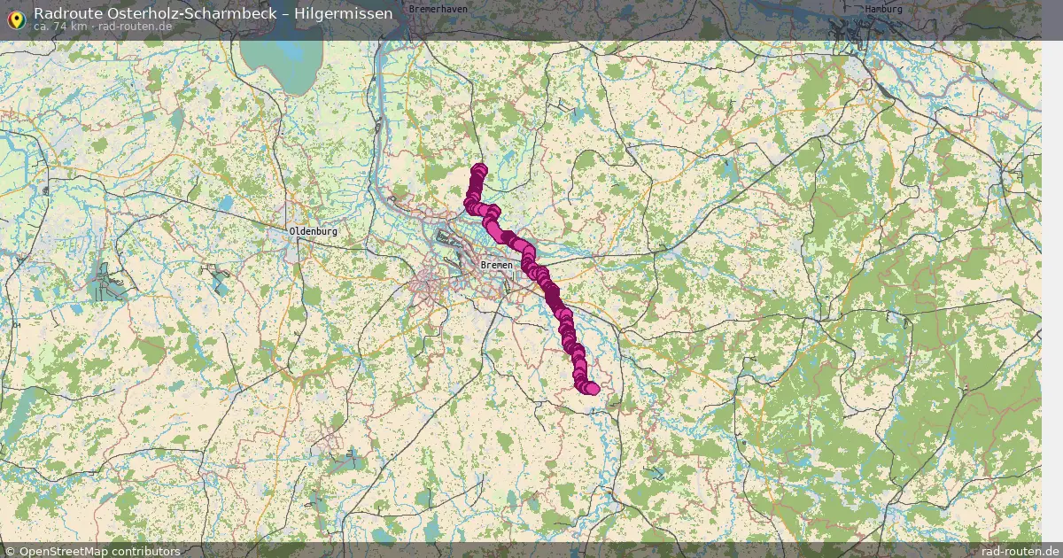 Radtour Osterholz-Scharmbeck – Hilgermissen