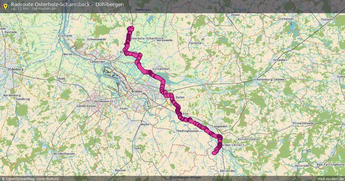 Radtour Osterholz-Scharmbeck – Döhlbergen