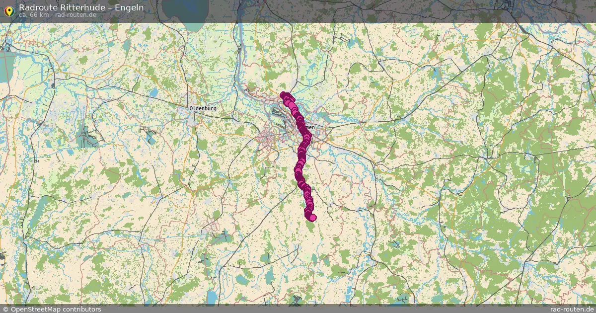Fahrradroute Ritterhude – Engeln