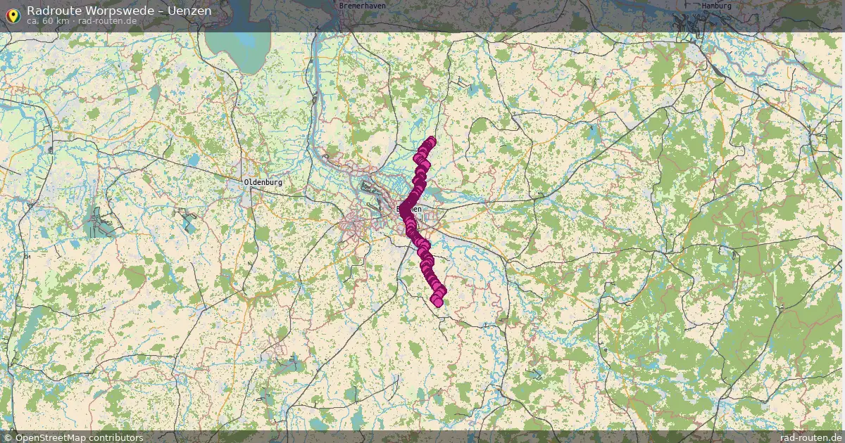 Radtour Worpswede – Uenzen