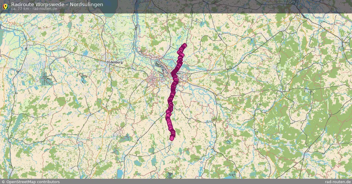 Radtour Worpswede – Nordsulingen