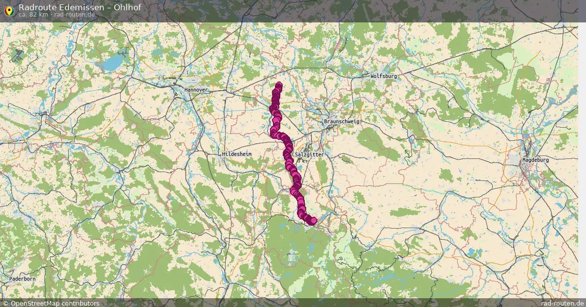 Fahrradroute Edemissen â Ohlhof